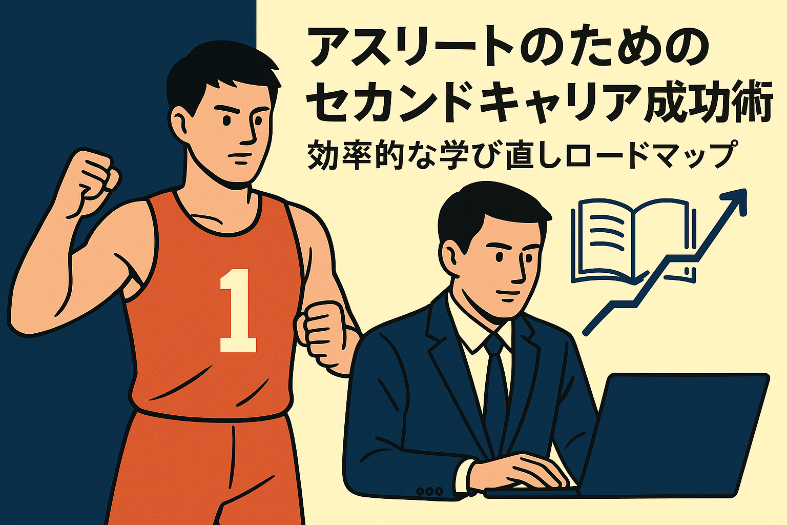 アスリートのためのセカンドキャリア成功術：効率的な学び直しロードマップ